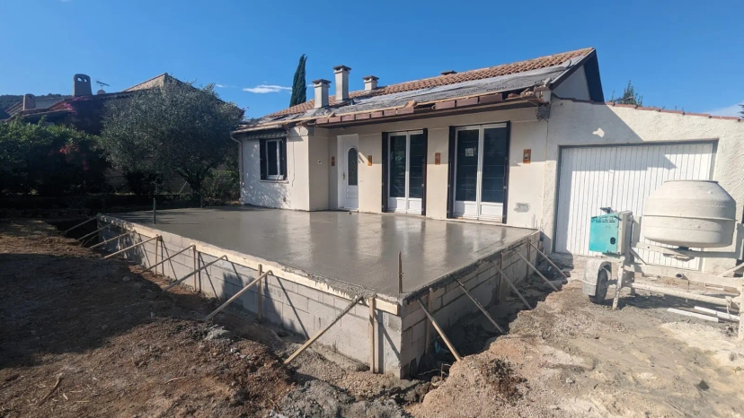 Extension de villa